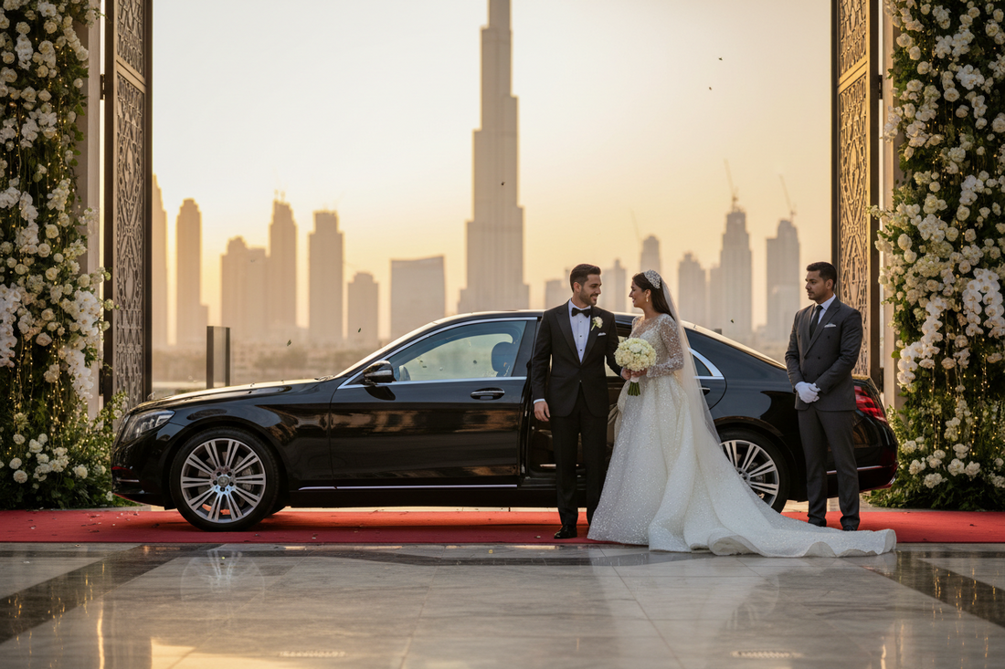 Wedding Chauffeur Service Dubai: Luxury Wedding Transportation Guide