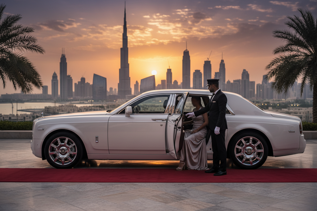 Rolls Royce With Driver in Dubai – Luxury, Comfort & VIP Chauffeur Service