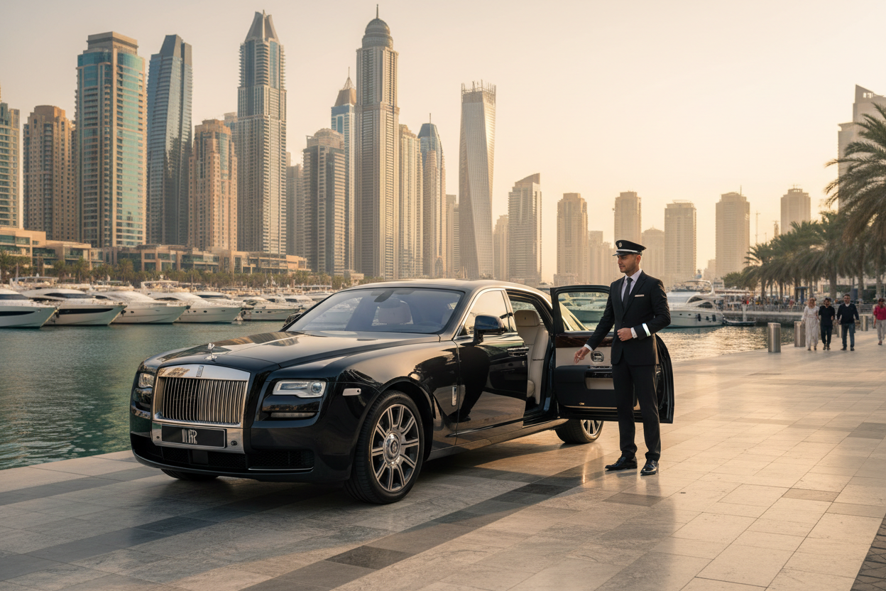 Private Chauffeur Service in Dubai Marina, UAE