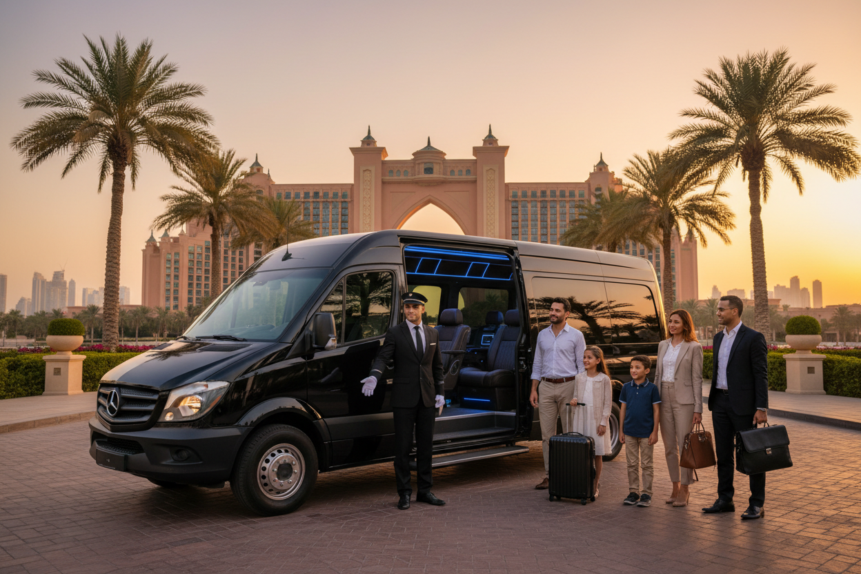 Mercedes Sprinter Van Rental With Driver Dubai: Luxury Group Travel Guide