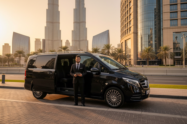 Mercedes Maybach V-Class chauffeur service in Dubai by Bingo Tours